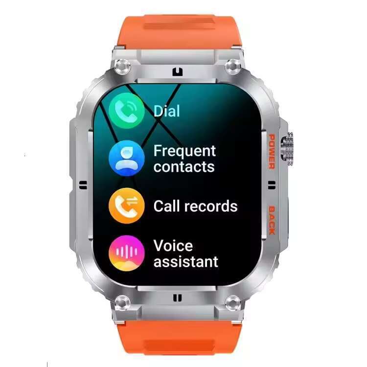 DHGadgets K57 Pro Men Smart Watch 400mAh Big Battery Heart Rate Monitor Blood Oxygen Outdoor Timer Weather Waterproof Sports Smartwatch