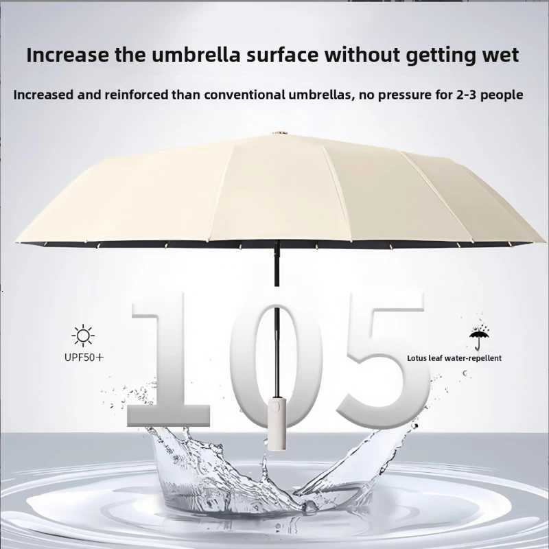 24 - Bone Umbrella Anti - UV Sunscreen for Mens Business Womens Use Wind - resistant Anti - UV UPF50 for TravelM251122