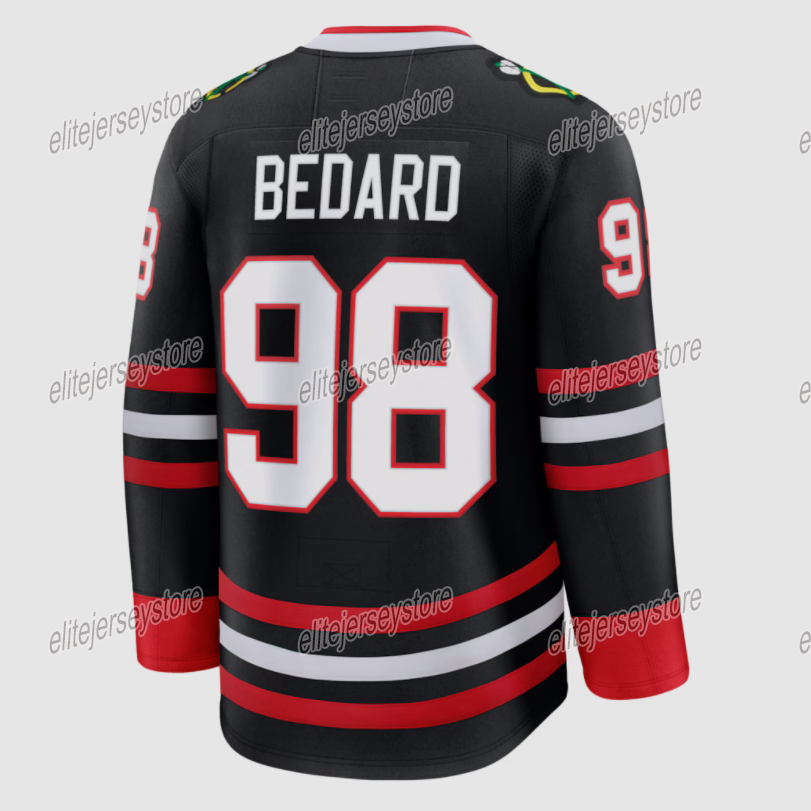 Personalized Custom Bedard 2025 Black Jersey Nazar Bertuzzi Vlasic Knight Donato Dach Foligno Murphy Women Youth