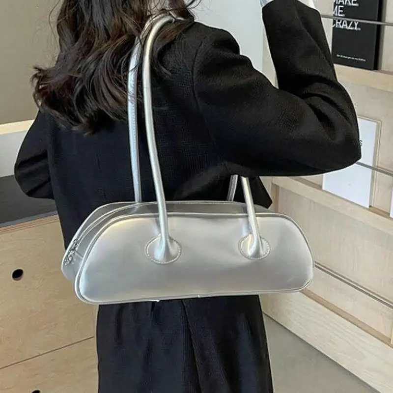 Korean Designer Underarm Shoulder Bag Vintage Luxury Cow Leather Large Capacity Handbags Commuter All-match BolsaT251122