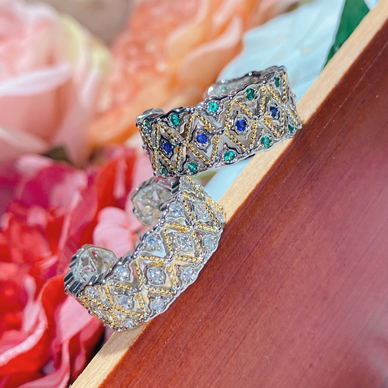 Glittering Gold Tone Tennis Bracelet Women's Fashion Jewelry Luxurious Cubic Zirconia Jewelry for Formal and Casual Wear