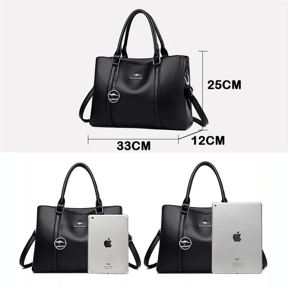 Genuine Brand Designer Women Bags High Quality Leather Shoulder Crossbody Messenger Tote Bag Large Handbag Purses Bag