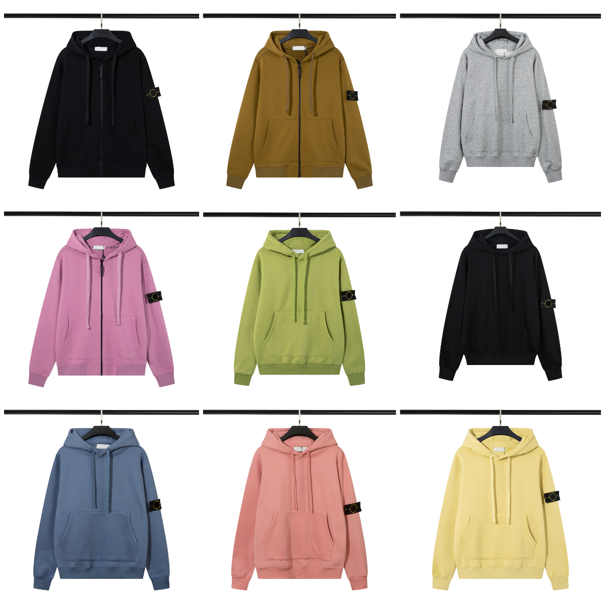 Hoodies Designer Mens Hoodie coats Brand jumper badge sweatshirt Pullover casual tracksuit Autumn Womens Classic Badge Sleeve Long islands compass tops jacke coat