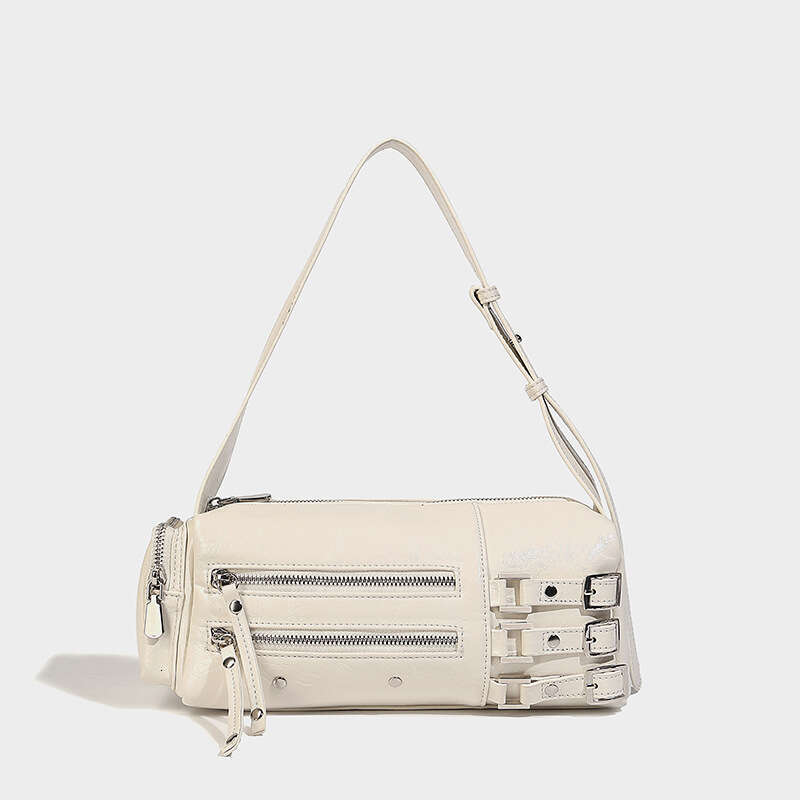 Designer Women's Bags Designer Small Luxury Willow Nail Pillow With Wide Shoulder Strap And Underarm New Motorcycle Trendy Crossbody Bag