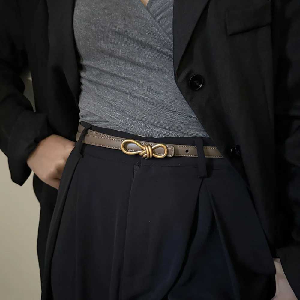 Fashion Golden oo Kont Cowhide Real leather belt For Women Luxury Desiner Elegant Womens Belt Female Dress Jeans Waistband J251122