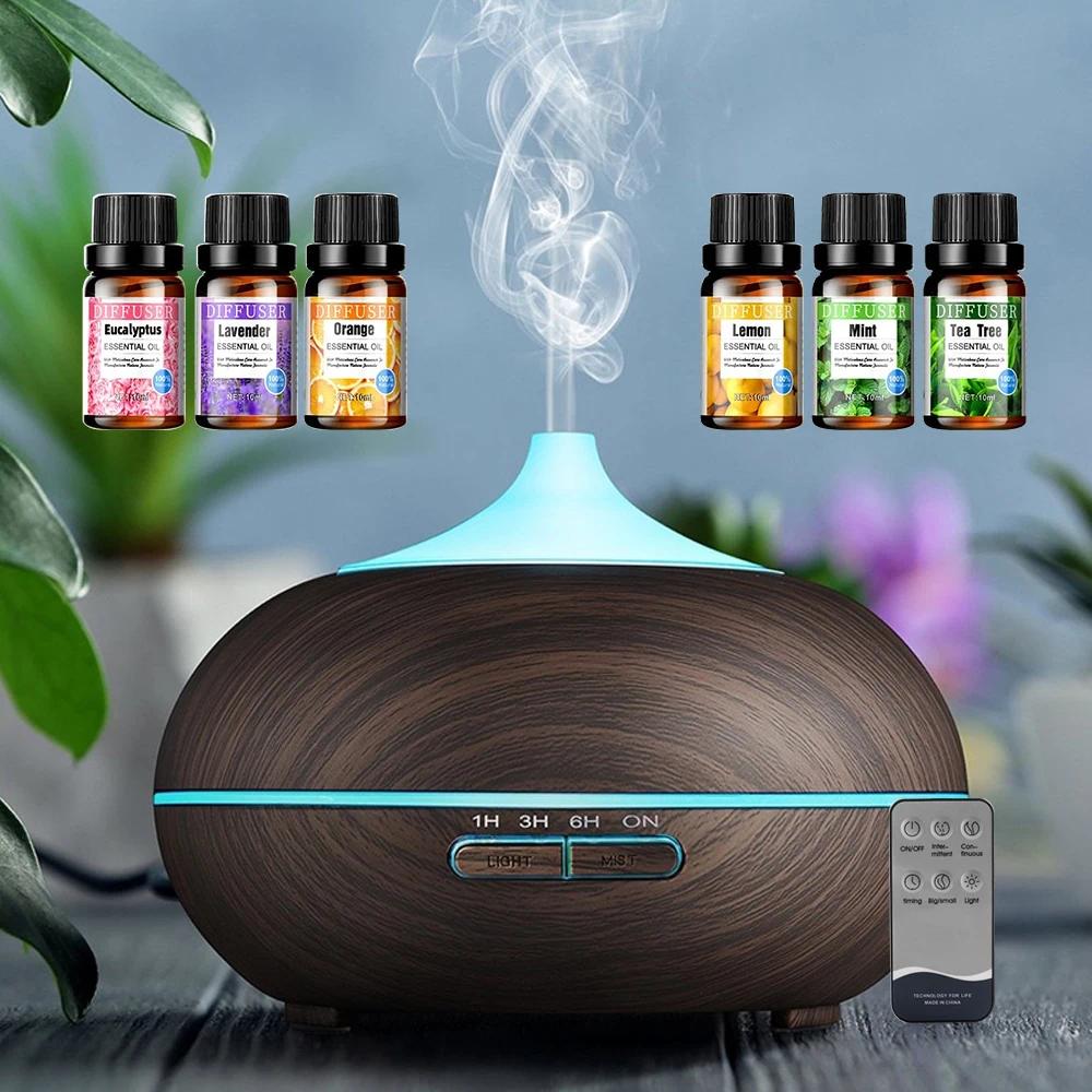 Aromatherapy Humidifier - Large 550ml Tank, Includes Multiple Timers & Automatic Safety Shutdown Functionality