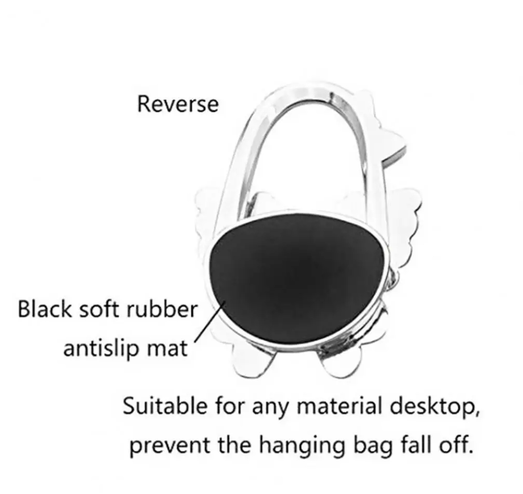 Hooks Rails Hook Butterfly Handbag Hanger Glossy Matte Foldable Table For Bag Purse Fy3424 0605 Drop Delivery Home Garden Housekee Dhwsb 0115