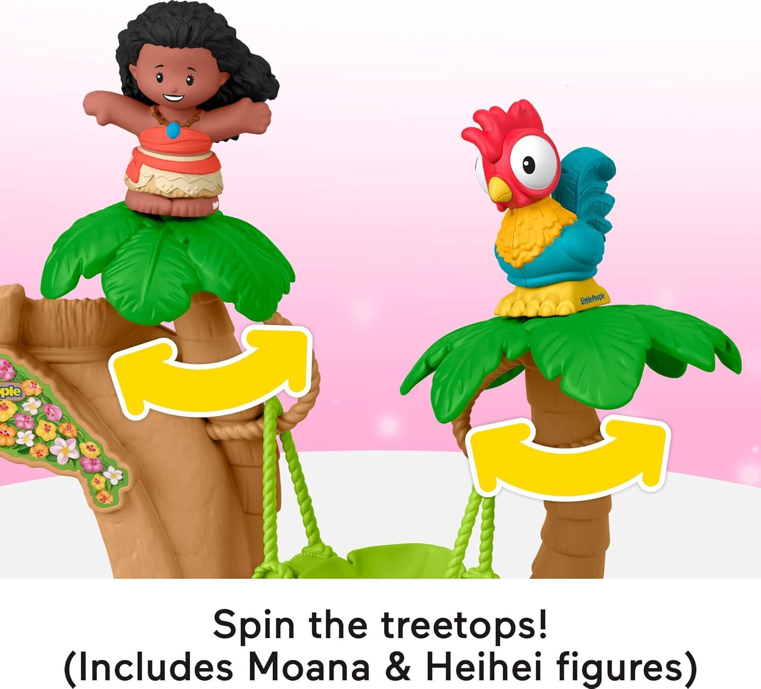 Disney custom Fisher Price Little People Toddler Toy Disney Princess Moana Adventure Village Playset with Figures for Pretend Play Kids Months