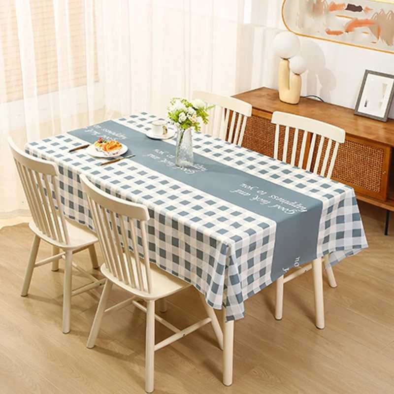 The tablecloth with a warm and cozy atmosphere a high-temperature resistant tablecloth and a waterproof oil-proof and no-was C251122