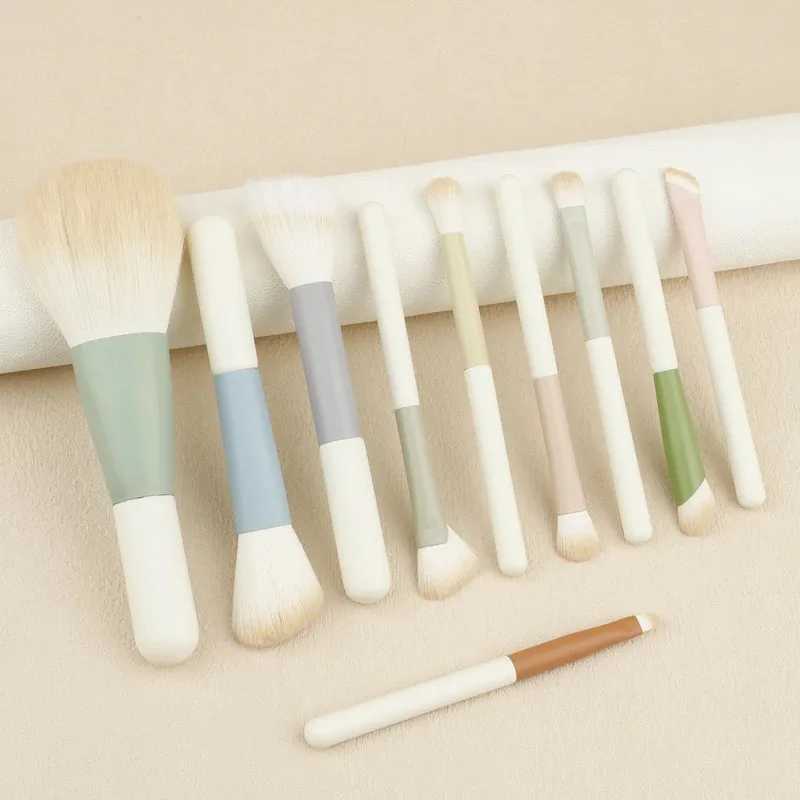 10Pcs Vibrant Color Handle Makeup Brush Set Professional Beauty Tools Kit for Foundation Lip Eye Liner Maquiagem C251122