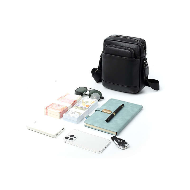 Luxury bag designer niche new leather large capacity messenger bag top cowhide casual high-end men's Hobo Shoulder Bags Totes