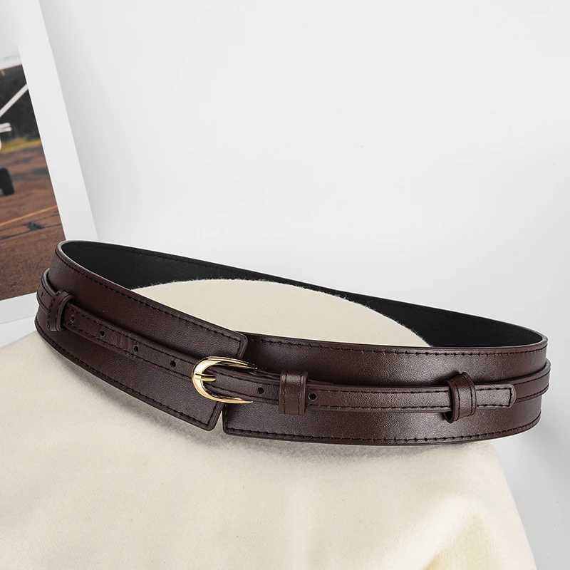 Womens U-shaped Pin Buckle Removable PU Belt Fashionable With Jeans Wide-leg Pants Personalized Womens Waist Accessories J251122