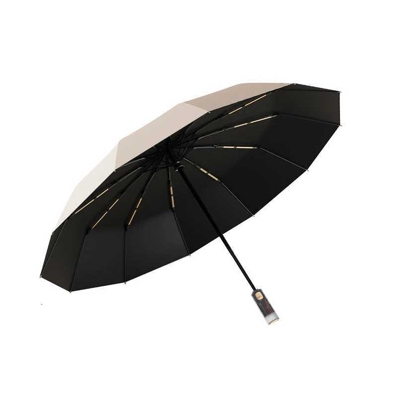Anti-rebound Fully Automatic Umbrella Suitable Large Double Size Folding Sun Protection And Uv Protection UmbrellaM251122