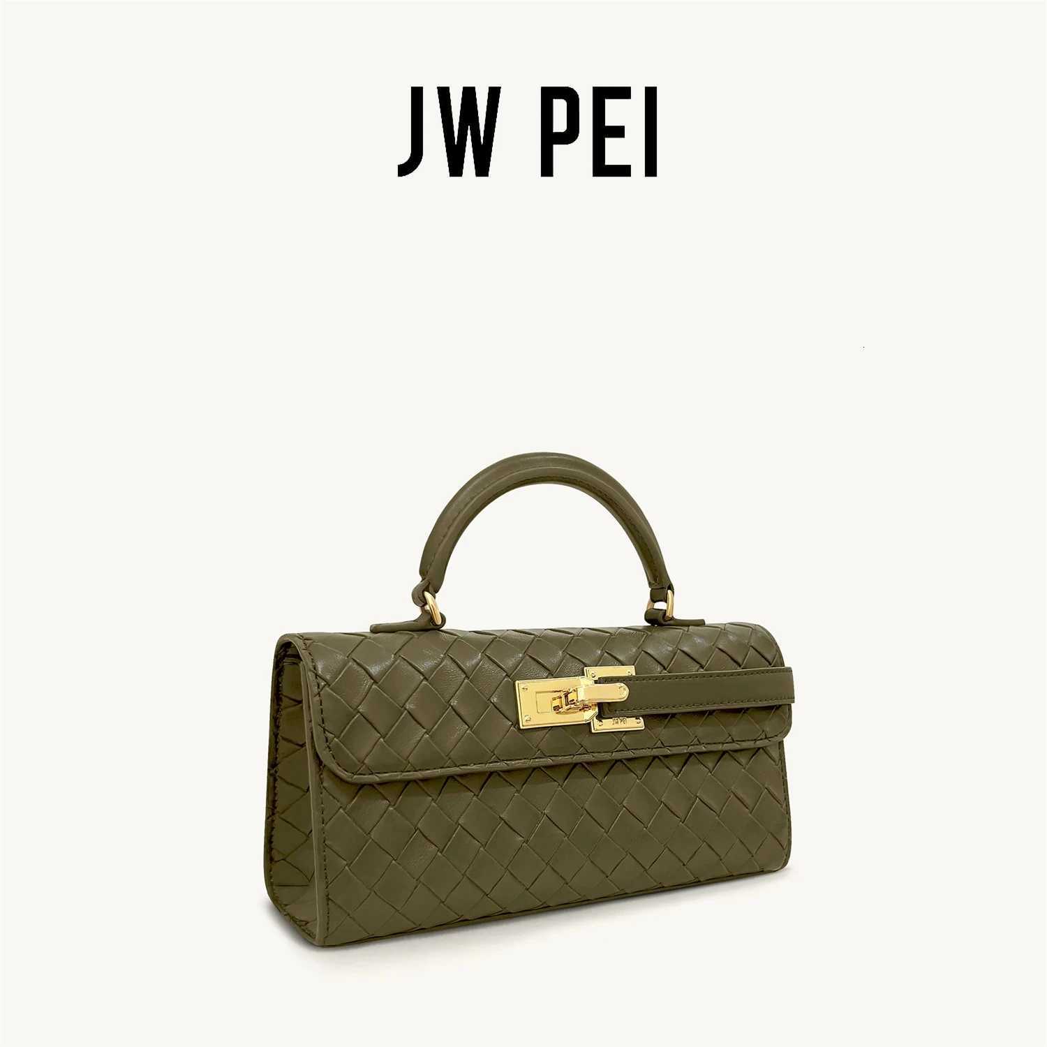 JW PEI Keyla Woven Texture Vegan Leather Crossbody Bag Adjustable Shoulder Strap Designer Handbag for Women Boho Beach Purse K251121