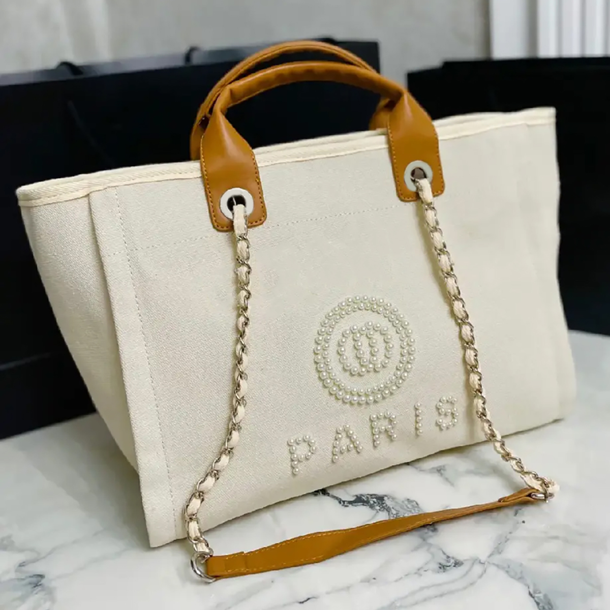 Tote bag Designer Quality New Womens Crossbody Shoulder Bag Designer Handbag Mirror Quality Leather Chain Bags Expensive Tote Shopping Bag Travel Bag