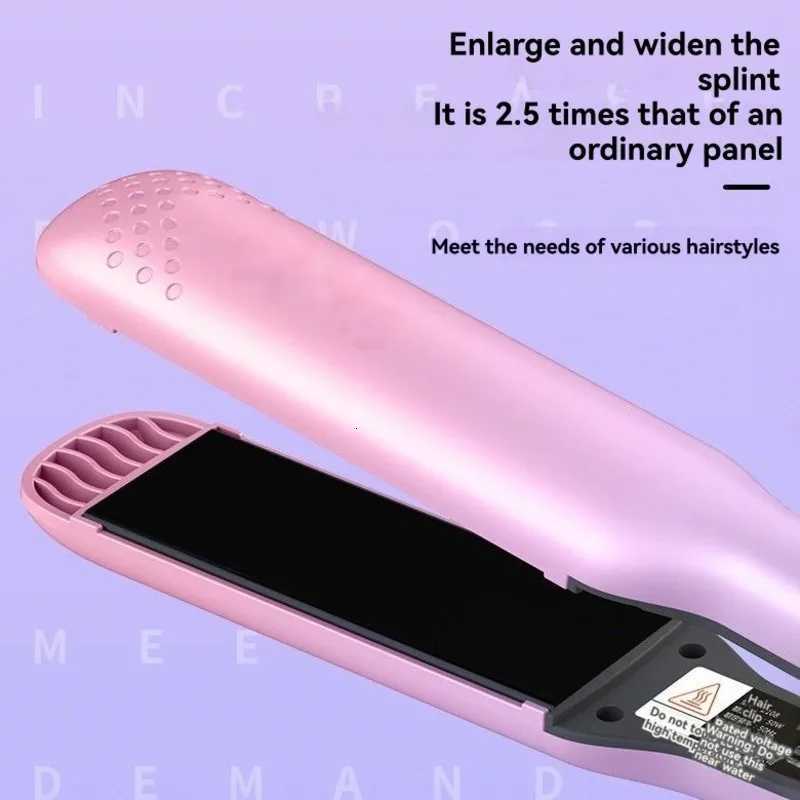 B89B-Versatile Hair Styler-Dual Function Straightener And Curler With Adjustable Heat Settings Flat Iron US PlugT251122