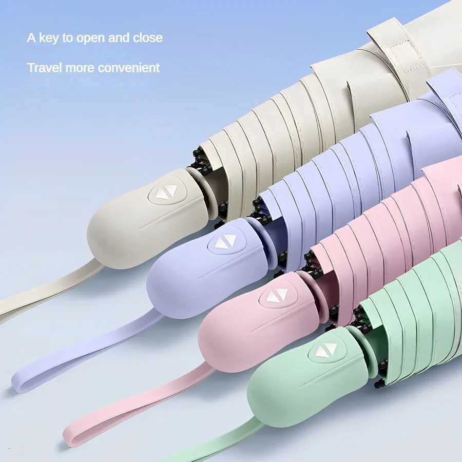 Ultra lightweight and portable automatic umbrella for women suitable for both weather and sun protectionM251122