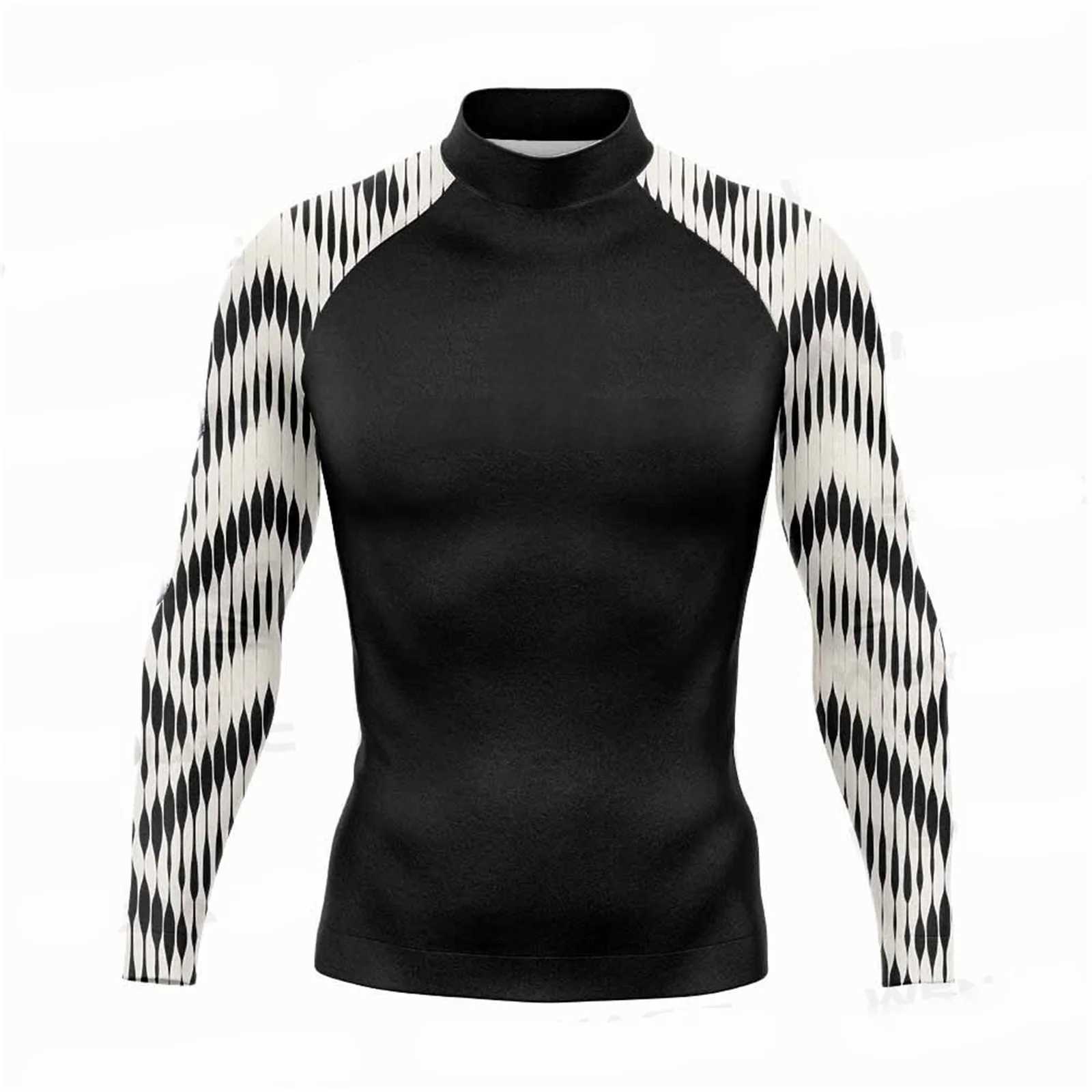 Mens Rush Protective Swimming Shirt Summer UPF 50+UV Sunscreen Quick Drying Beach Fishing Water Shirt Mens W250422