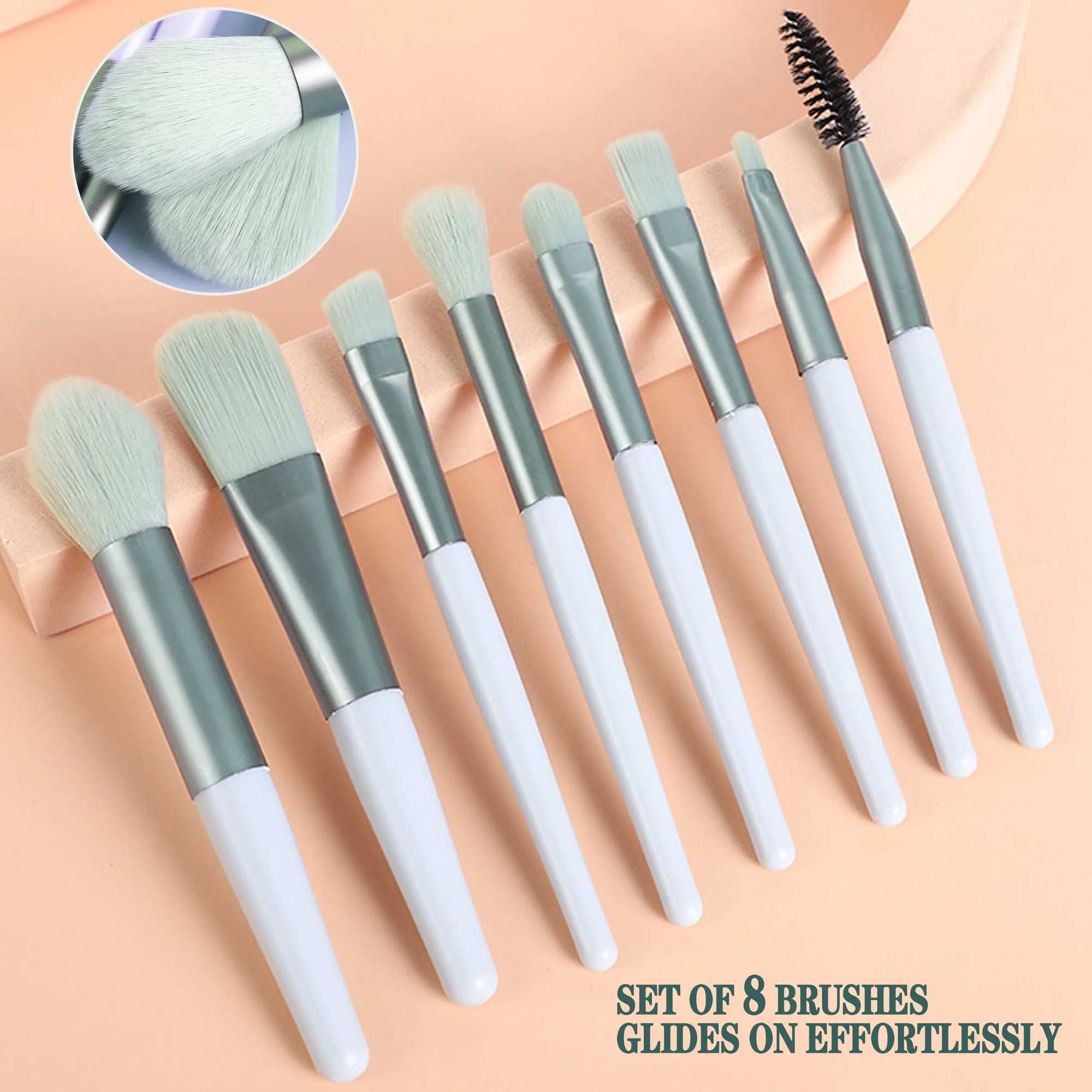 Makeup Brush Set Portable Soft Hair Loose Powder Concealer Eyeshadow Blush Foundation Brush Full Beauty Tools C251122