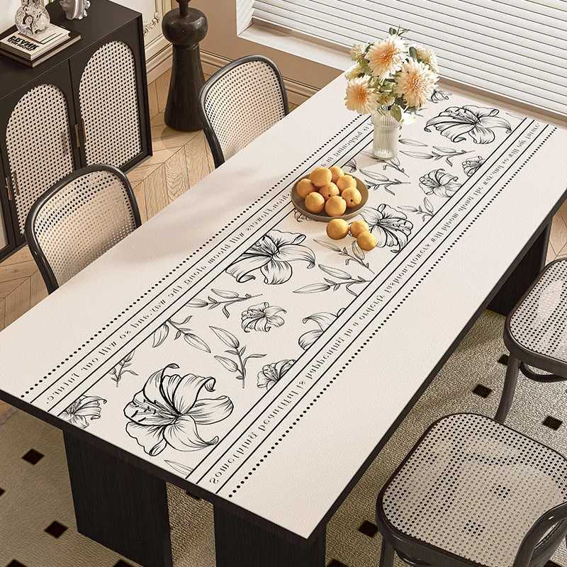 Modern Concise Style PVC Table Mat Waterproof Oil Proof Anti Scalding Fashion Table Decoration And Accessories Customization C251122