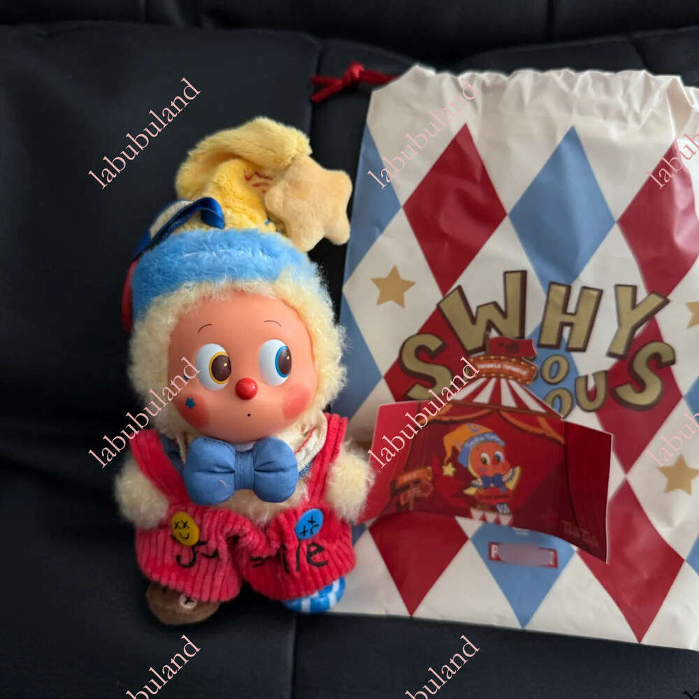 Hot Sale PPMT Halloween Why so Serious Series Juggling Clown Rainbow Jelly Bean Bubblegum Moonlit Mask Mini LABUBU Vinyl Plush Pendant Blind Box Festi