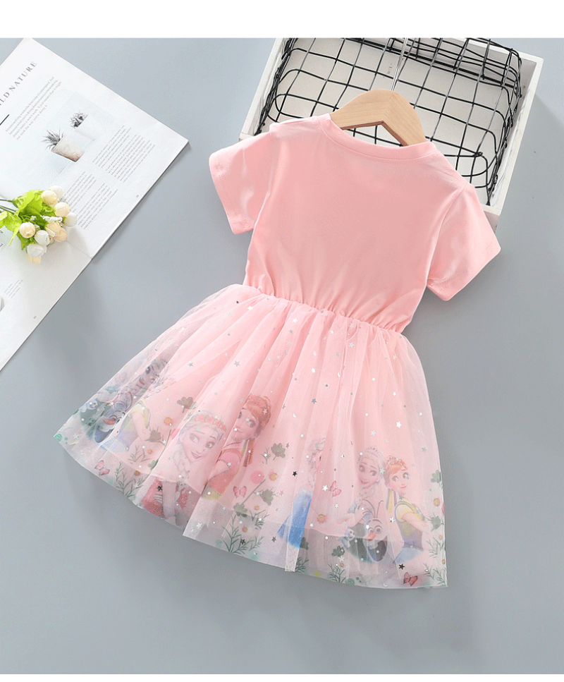 DISNEY Children's designer clothing baby princess dress children's clothing little girl summer dress baby girls spring and summer children&#