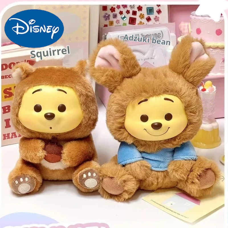 Disney Winnie The Pooh Naughty Party Blind Box Pendant Vinyl Bag Doll Toy Figreen Kawaii Pendant Birthday Christmas Gift Z250422