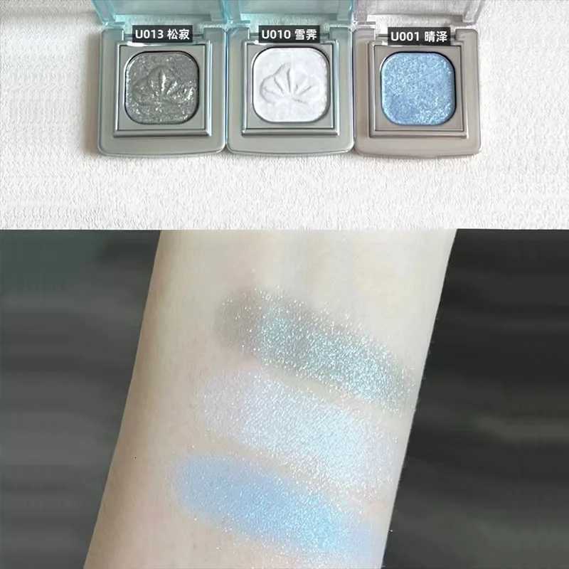 Qianyan Single Eyeshadow Disk Cheeryep Eye Fine Pearlescent Shimmer Glitter Multiuse Powder Blush Highlighter Flash Eye MakeupT251122