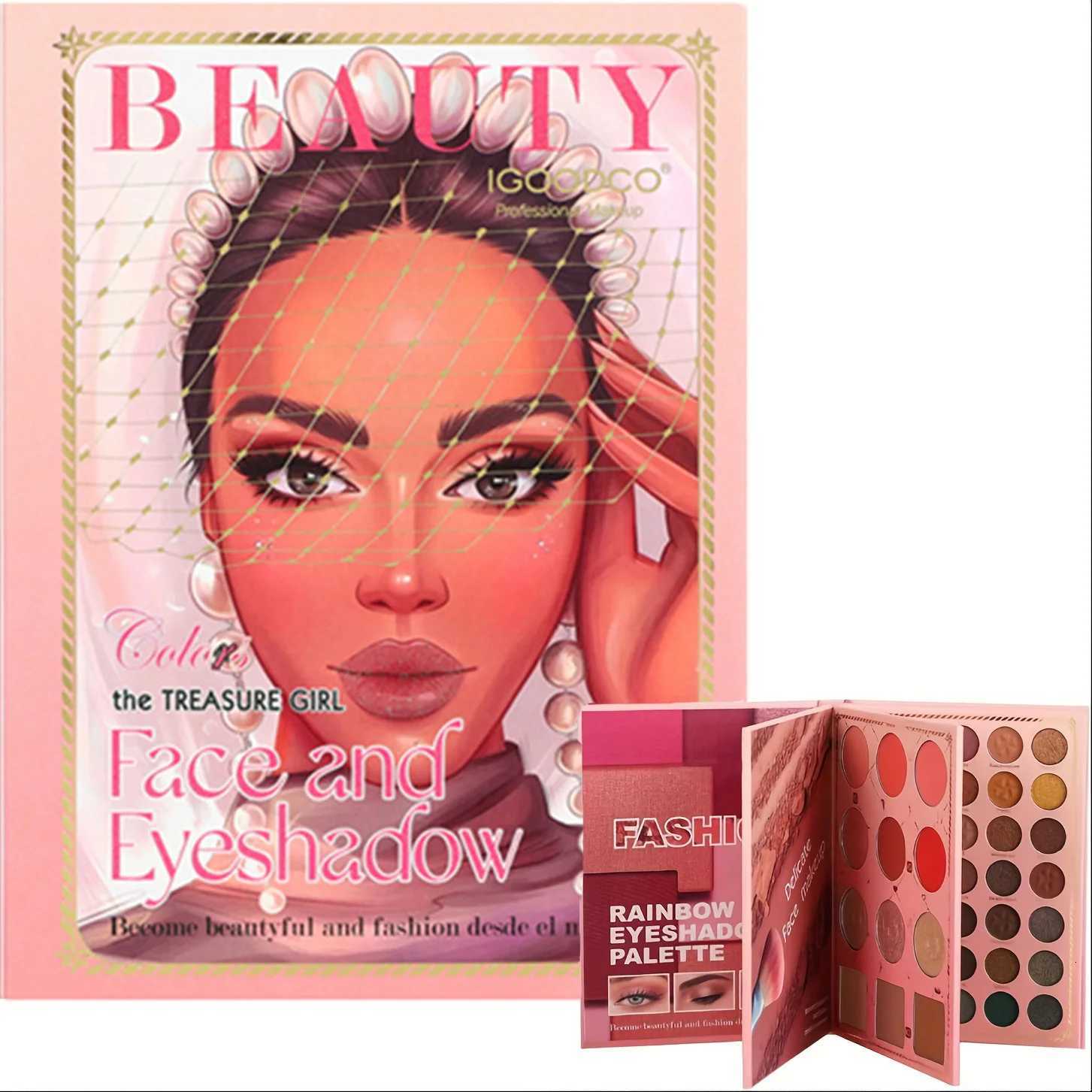 82 Colors Eyeshadow Palette Matte Shimmer Glitter Waterproof Blendable Pigment Makeup Set for Cosplay Party Festival Eye MakeupT251122