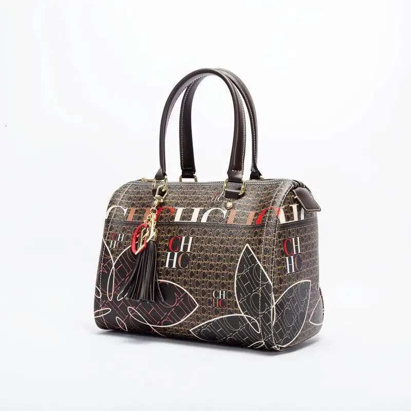 CH Bucket Bag Brand Designer New Ladies Large Capacity Exquisite Floral Pattern Travel Banquet High Grade Handbag