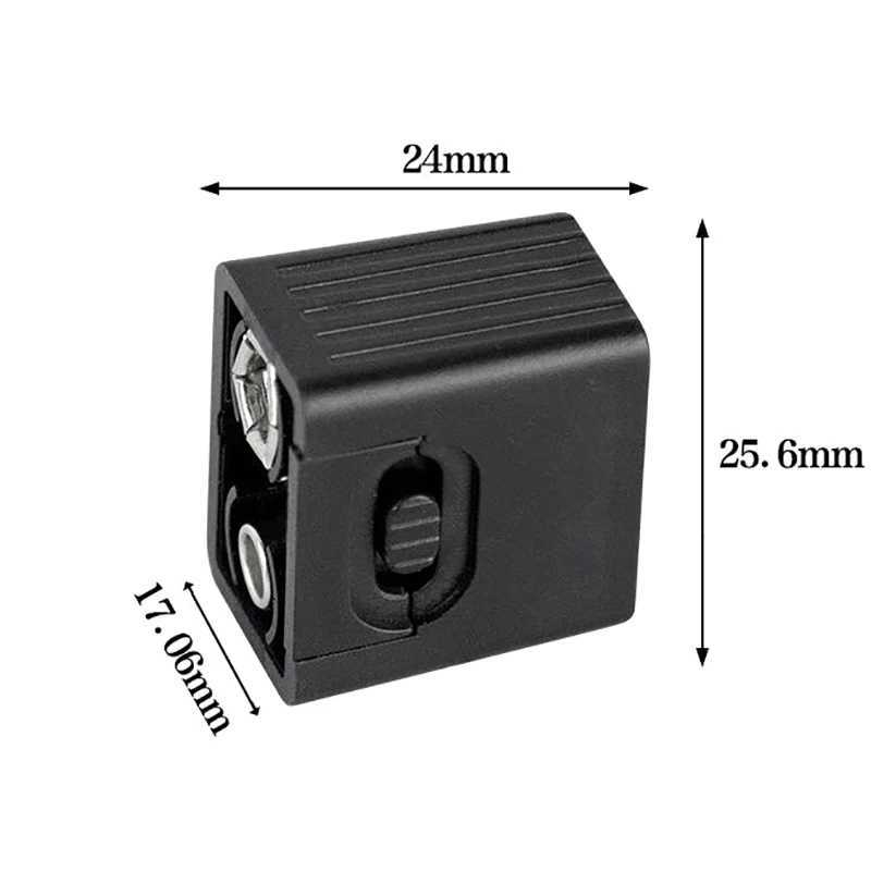 New Mini 9V Battery Flashlight LED Key Light 6F22 Battery COB Outdoor Lighting Work Light Battery Not Included 1PC C251122