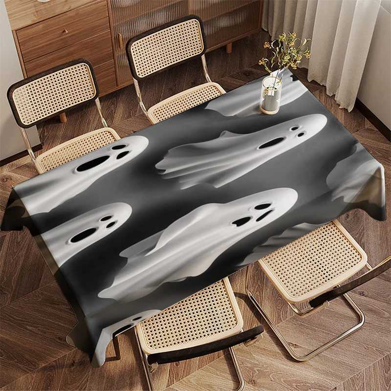 Neon Halloween Tablecloth Restaurant Kitchen Tablecloth Living Room Home Decoration Rectangular Party Decoration C251122
