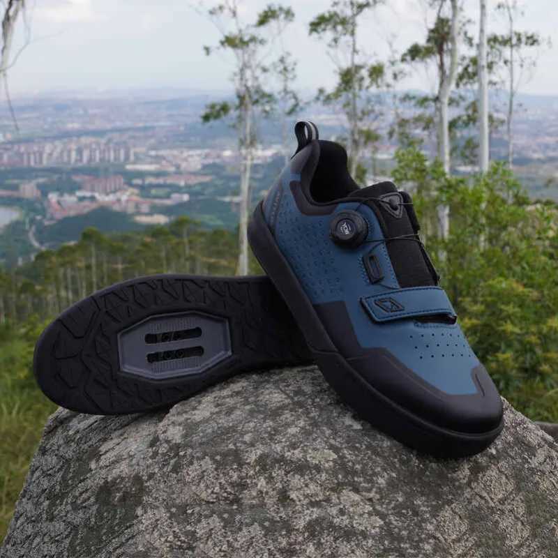 AVITUS mens MTB shoes with 2-bolt SPD Cleats rubber sole suitable for downhill Enduro gravel mountain bike shoes Y250421