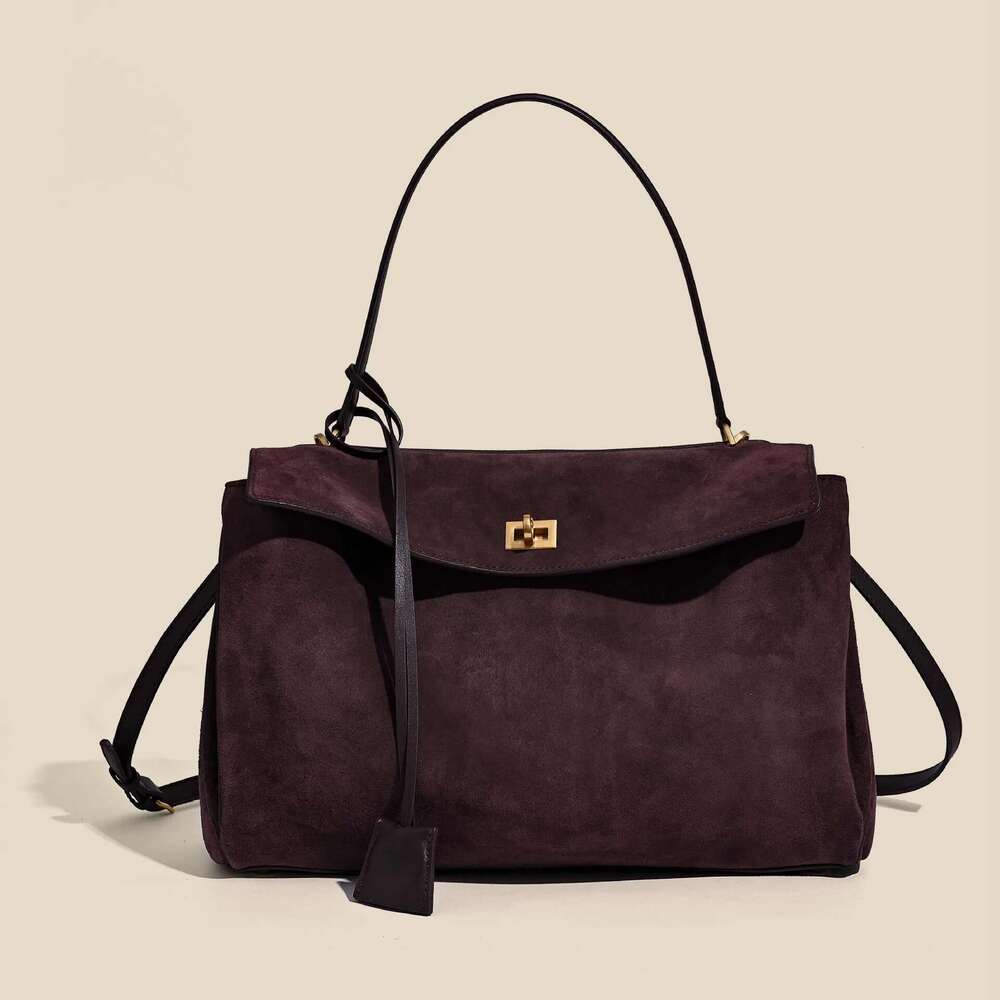 New Handbags For Women Tote High End Large Capacity Bags Shoulder Suede Leather S Bag Female Designer Bag