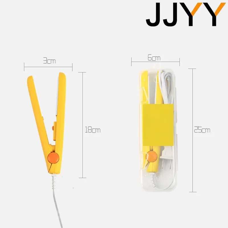 Mini Hair Curling Iron Straightener Small Electric Dual Purpose Bangs Splint for Straight Curly HairT251122