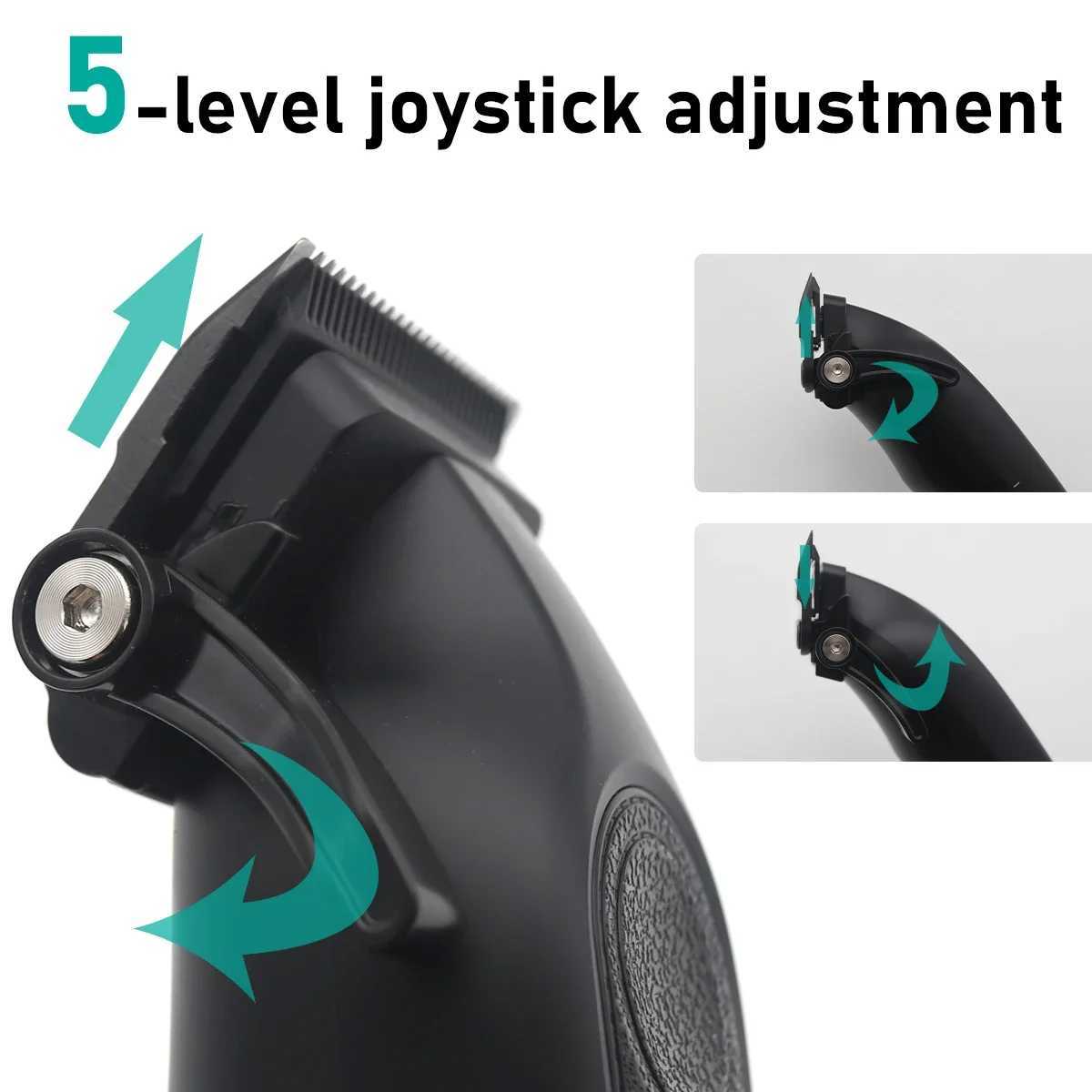 VGR Barber Professional Electric Barber Hair Clipper Cordless Adjustable Clipper LED Mens Barber V-97 W250422