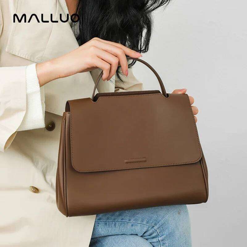 Women Cowhide Genuine Leather Shoulder Bags Ladies High Quality Casual Totes Messenger Bag Female Retro Luxury Designer Handbags