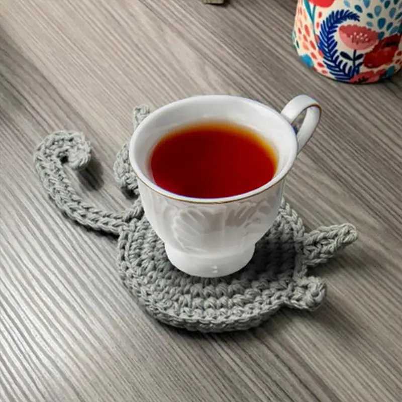 1pc Cat Butt Coaster Tea Coffee Cup Coaster Placemats Durable Heat Resistant Coasters Bowl Pad Table Mat Home Decoration C251122