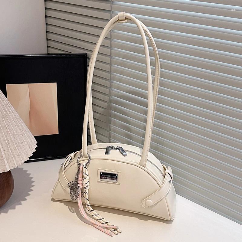 Totes Small Niche Design Armpit Bag For Women 2025 Fashionable And Versatile Commuting Single Shoulder Baguette Hand-held Bow