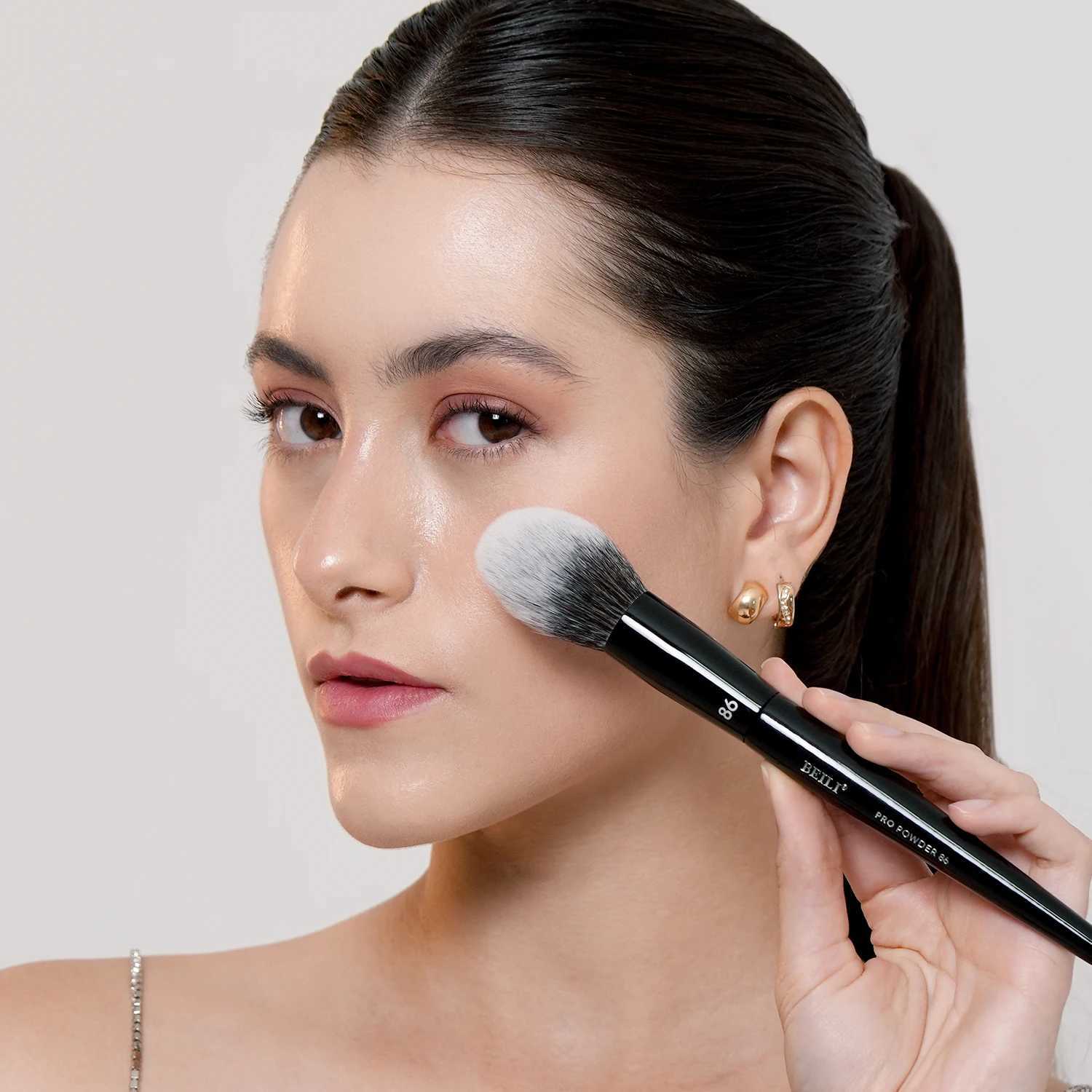 BEILI 14 Pcs Makeup Brush Set Vegan Pro Highlighter Foundation Powder Eyeshadow Eyebrow Concealer Blush Brushes Beauty Tool C251122