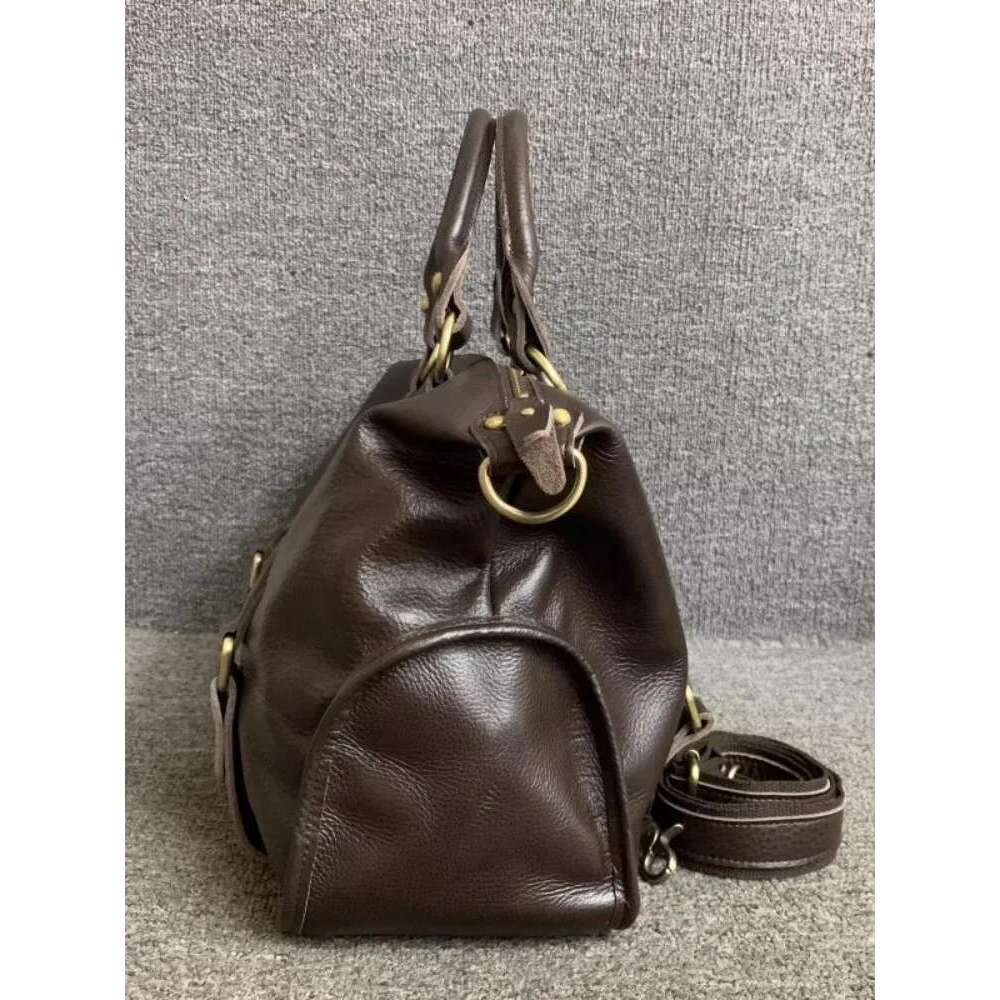Office Ladies Large Capacity Satchels Cowskin Genuine Leather Handbag Totes Single Shoulder Bags Business Casual Messenger Bag Bag