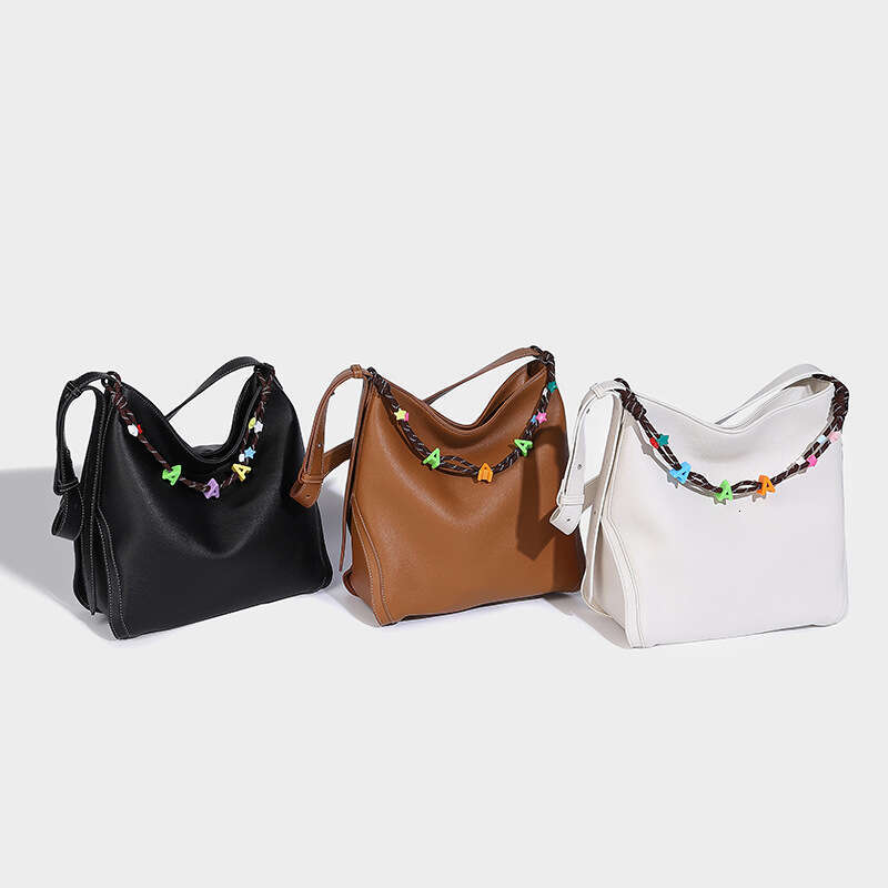 Designer Women's Bags Designer Maillard Style Large Capacity For Women New Fashionable Tote Casual Shoulder And Armpit Crossbody Bag
