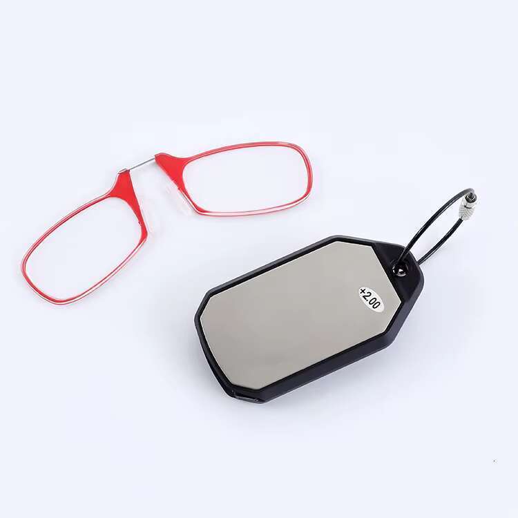 DHCollections 2024 new fashion quality mini portable keychain reading glasses