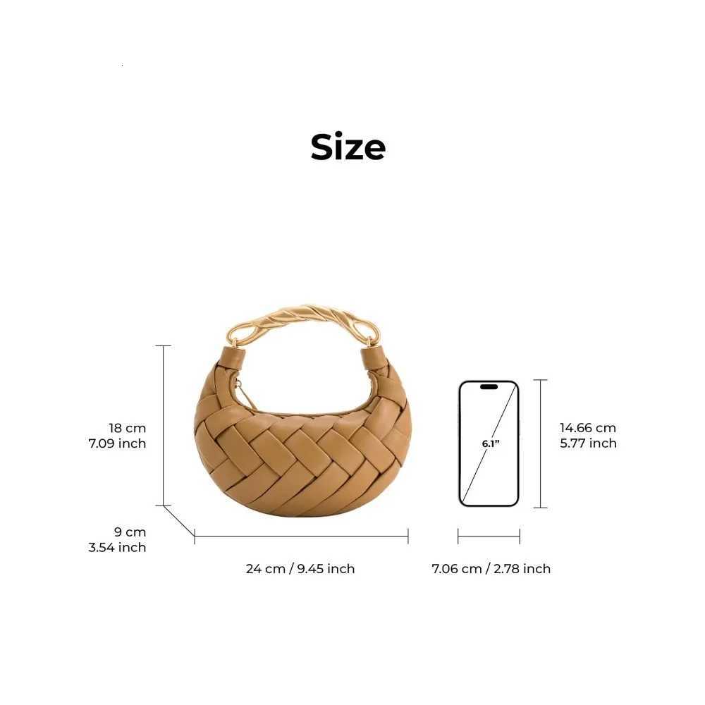 JW PEI Orla Weave Handbag Luxury Designer Handbags New In Casual Handmade Weave Small Shoulder Fashion Dumpling Bag K251121