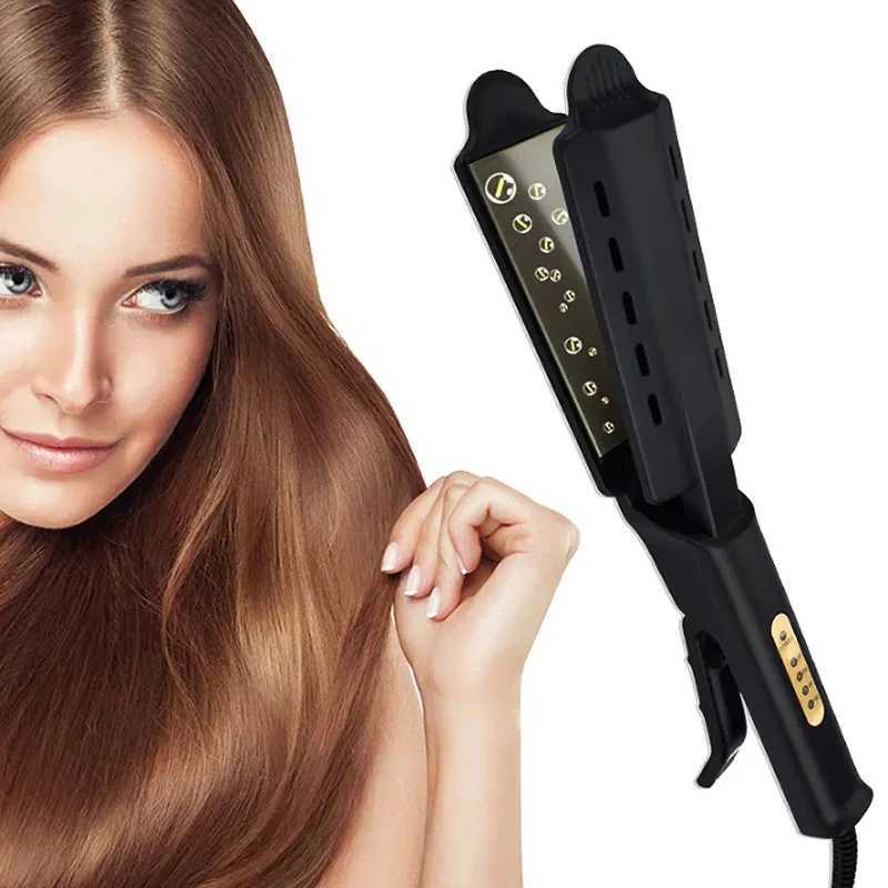 Temperature Control Hair Straightener - Ceramic Flat Iron for Fringe Anti-Frizz Styling Tool For Widen PanelT251122