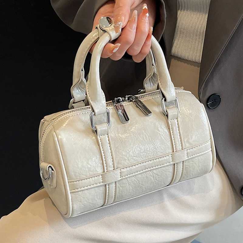 Fashionable Simple Handbags Pu Leather One Shoulder Bag For Women Trendy Solid Colour Crossbody Bags Commute Phone PurseT251122