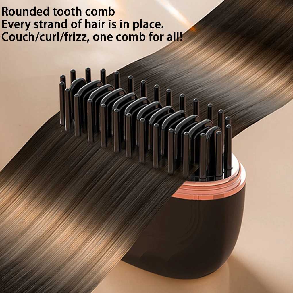 Wireless Charging Hair Comb Professional Straightening Hairdressing Tool For Home Use Long Hair Styling Volumizing DeviceT251122