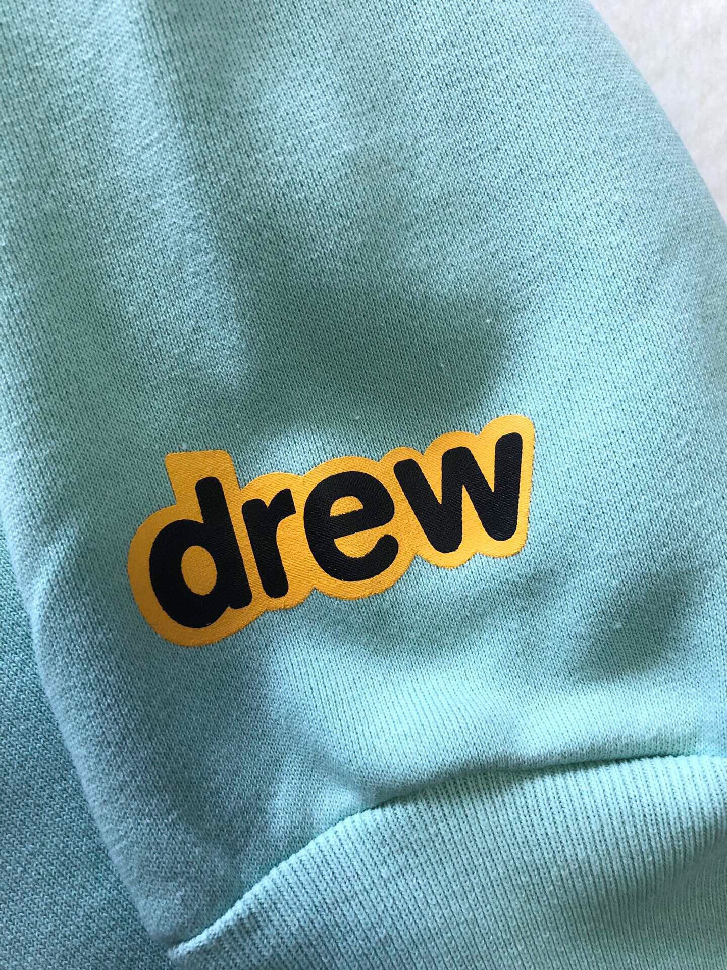 Drew House DREW Smiling Dinosaur Internet Celebrity Men's and Women's Couple High Street Round Neck Pullover Long Sleeve Hoodie Trend