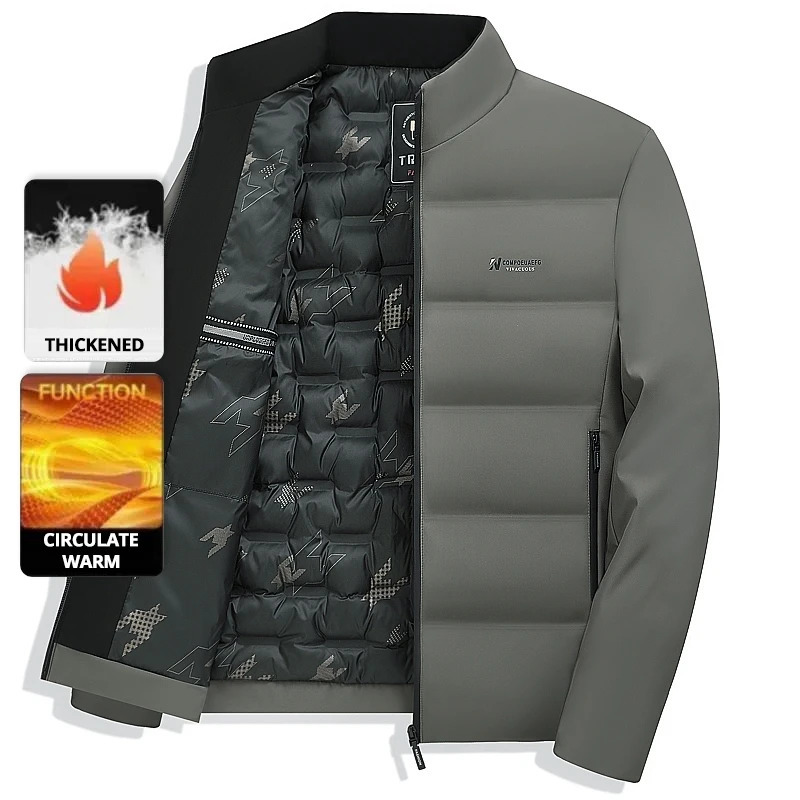 Top Grade Mens Winter Short Parka Jacket Windbreaker Coats Bubble Puffer 2025 Casual Fashion Quilted Outerwear 251104