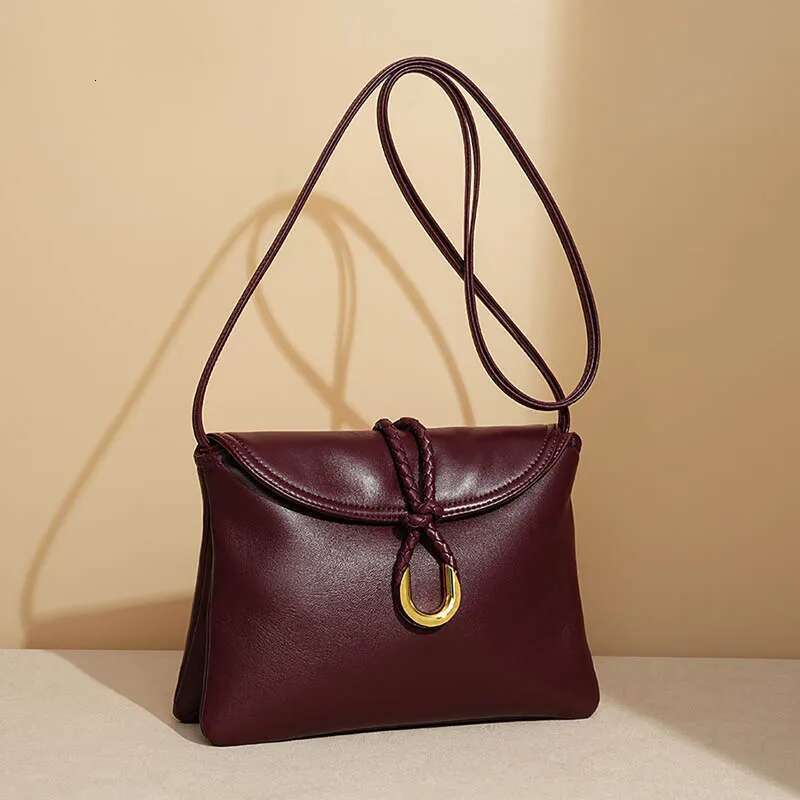 Women S Natural Sheepskin Shoulder Fashion Brand Design Handbag Ladies Commuter Soft Leather Crossbody Bag Bag